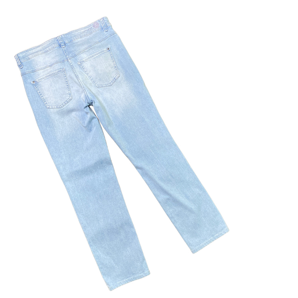 DREAM JEANS By Mac Jeans Womens Size 32 5401 Straight Jeans D491 Light Wash - Picture 5 of 6